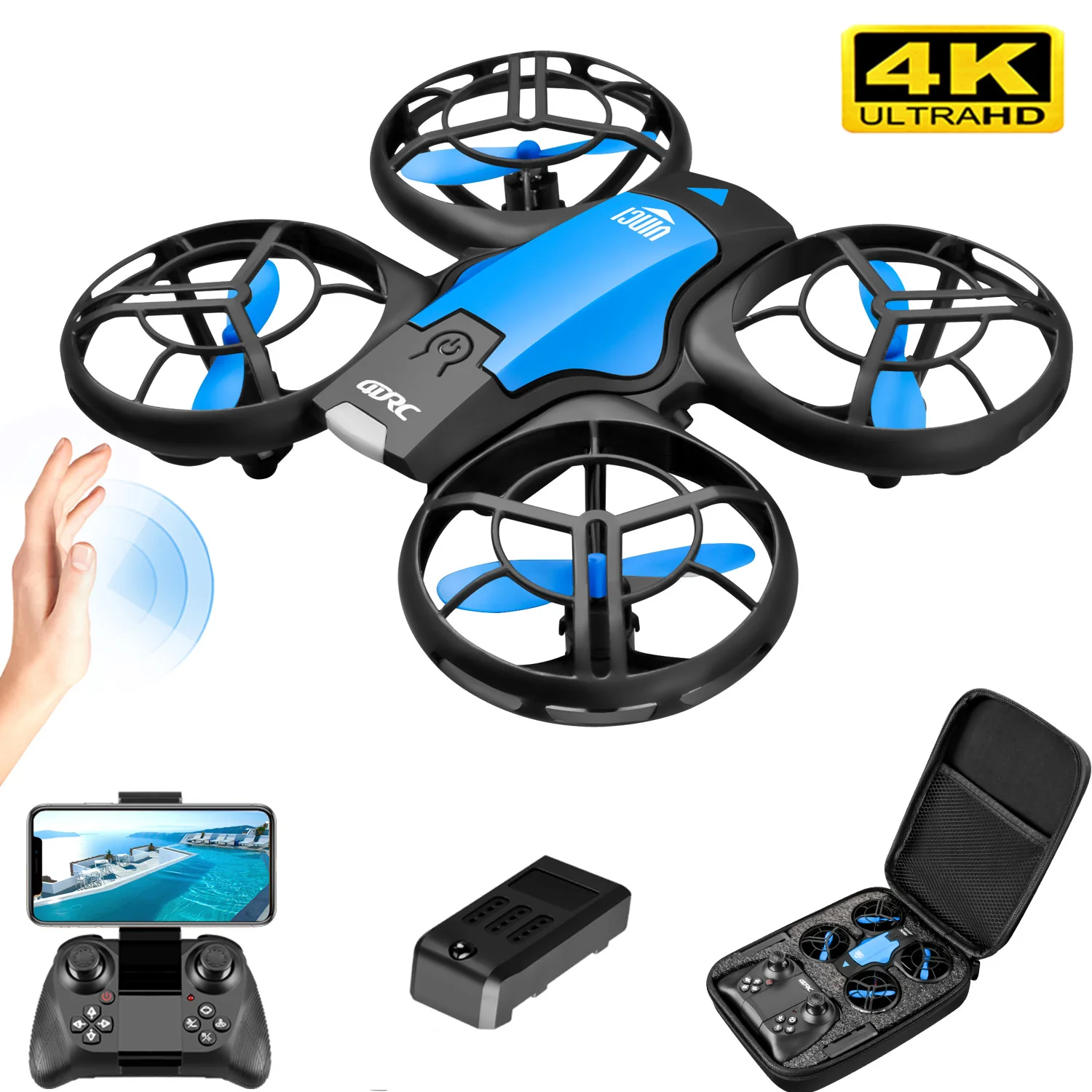 V8 New Mini Drone 4K Professio - Drone Battery Box ulasan dan harga