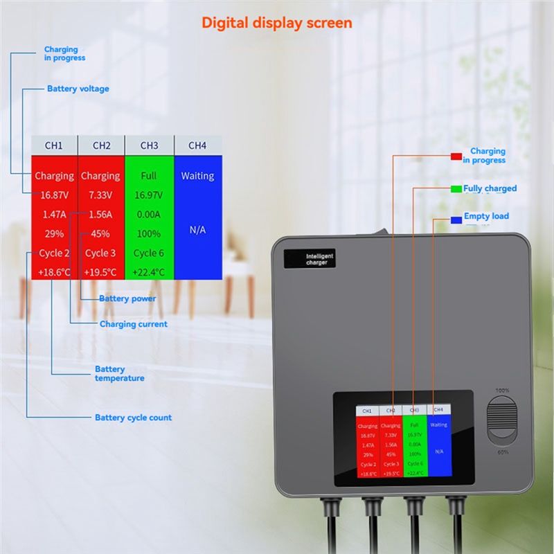 Classic-6-In-1 Digital Display - Drone Battery Smart ulasan dan harga