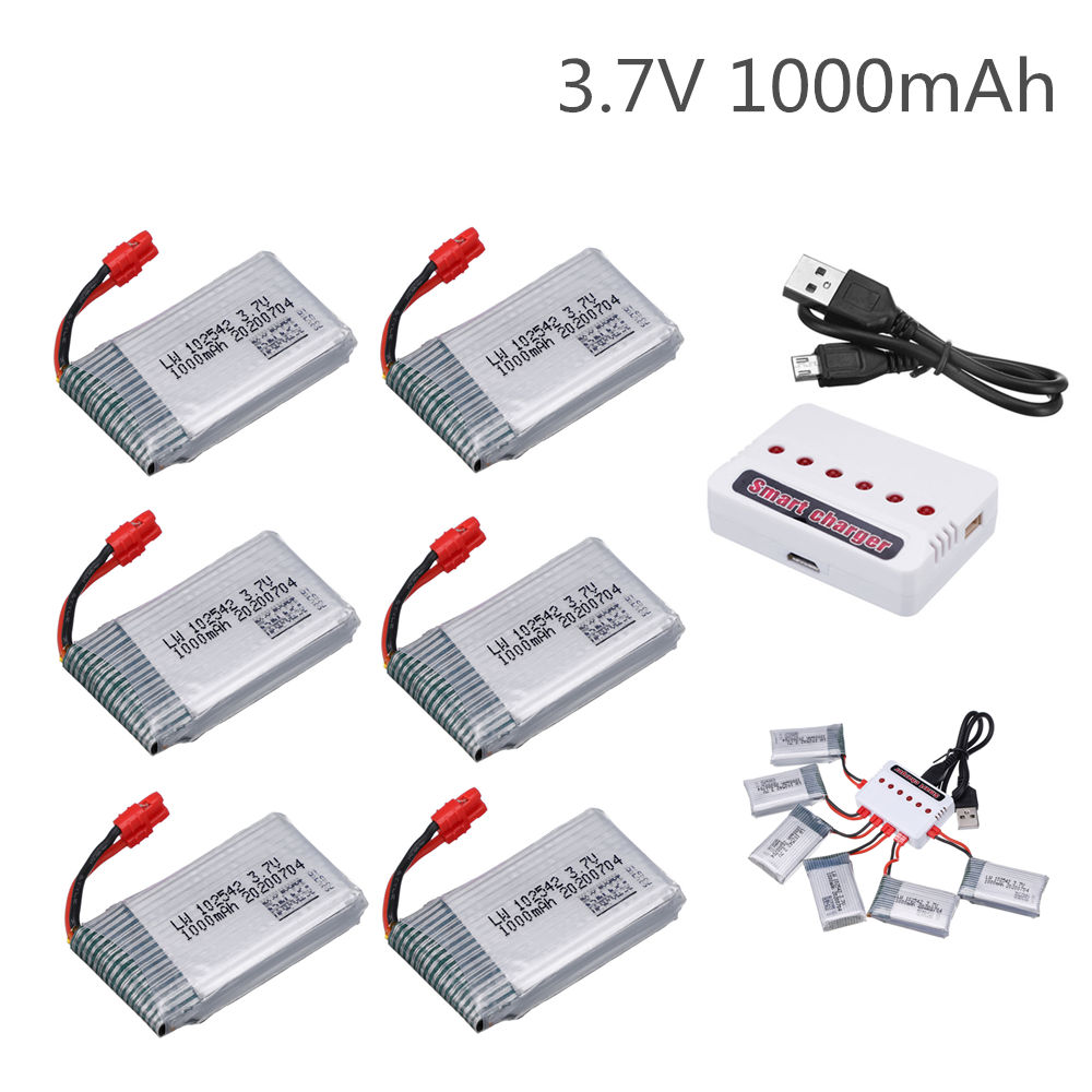 3.7V 1000mAh 102542 Lipo Batte - Drone Battery Charger ulasan dan harga